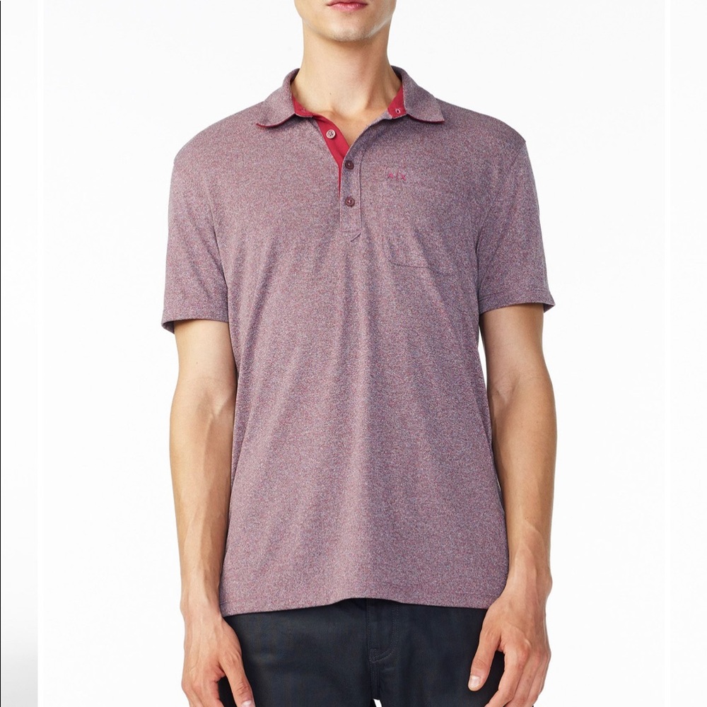 Armani Exchange Short Sleeve Polo Shirt XXL